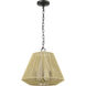Sterling 3 Light 16.4 inch Matte Black Indoor Pendant Ceiling Light